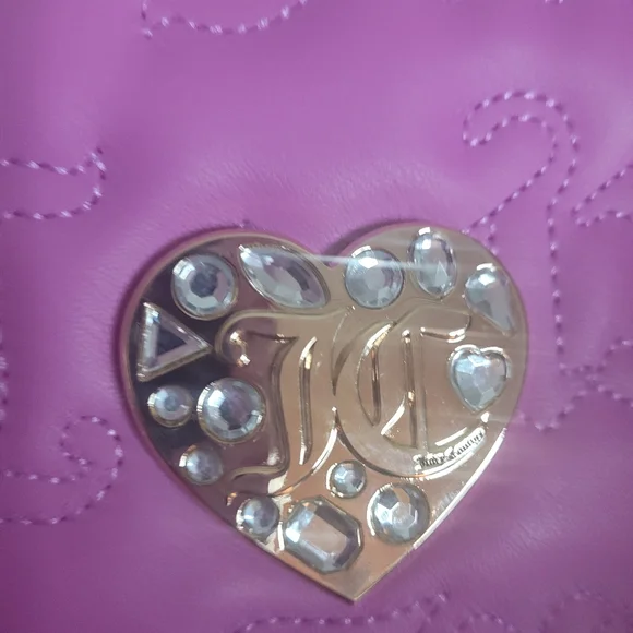 Juicy Couture Purple Mini Bag with Heart Charm - Picture 3 of 9